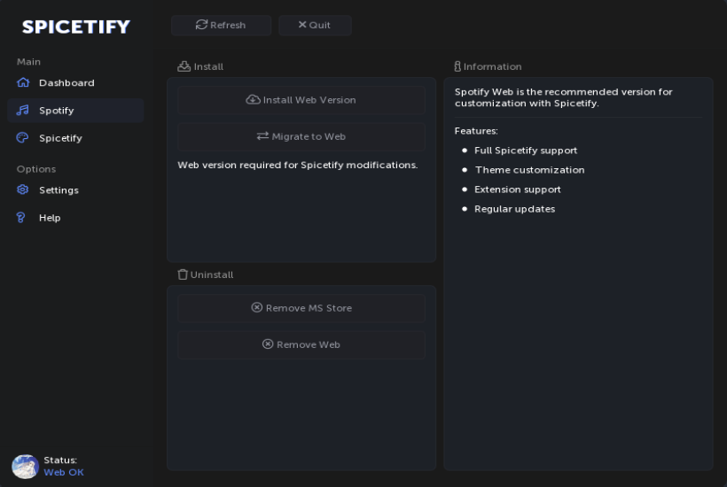 Spicetify Dark Theme